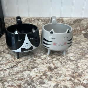 NIB Arlington Designs cat coffee mugs